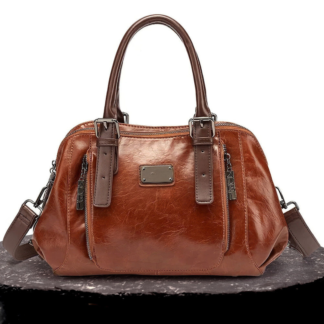 BD™ | The Silke | Structured Statement Handbag with Elegant Detailing
